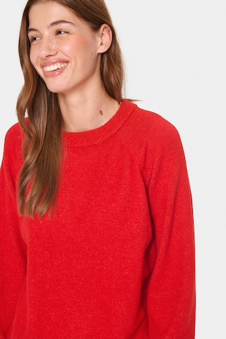 SAINT TROPEZ - Jersey 'Garbie' en rojo
