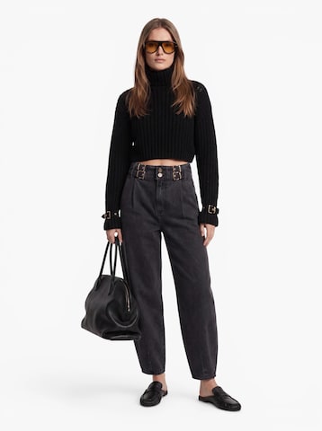 Hoermanseder Дънки Tapered Leg Дънки с набор в сиво