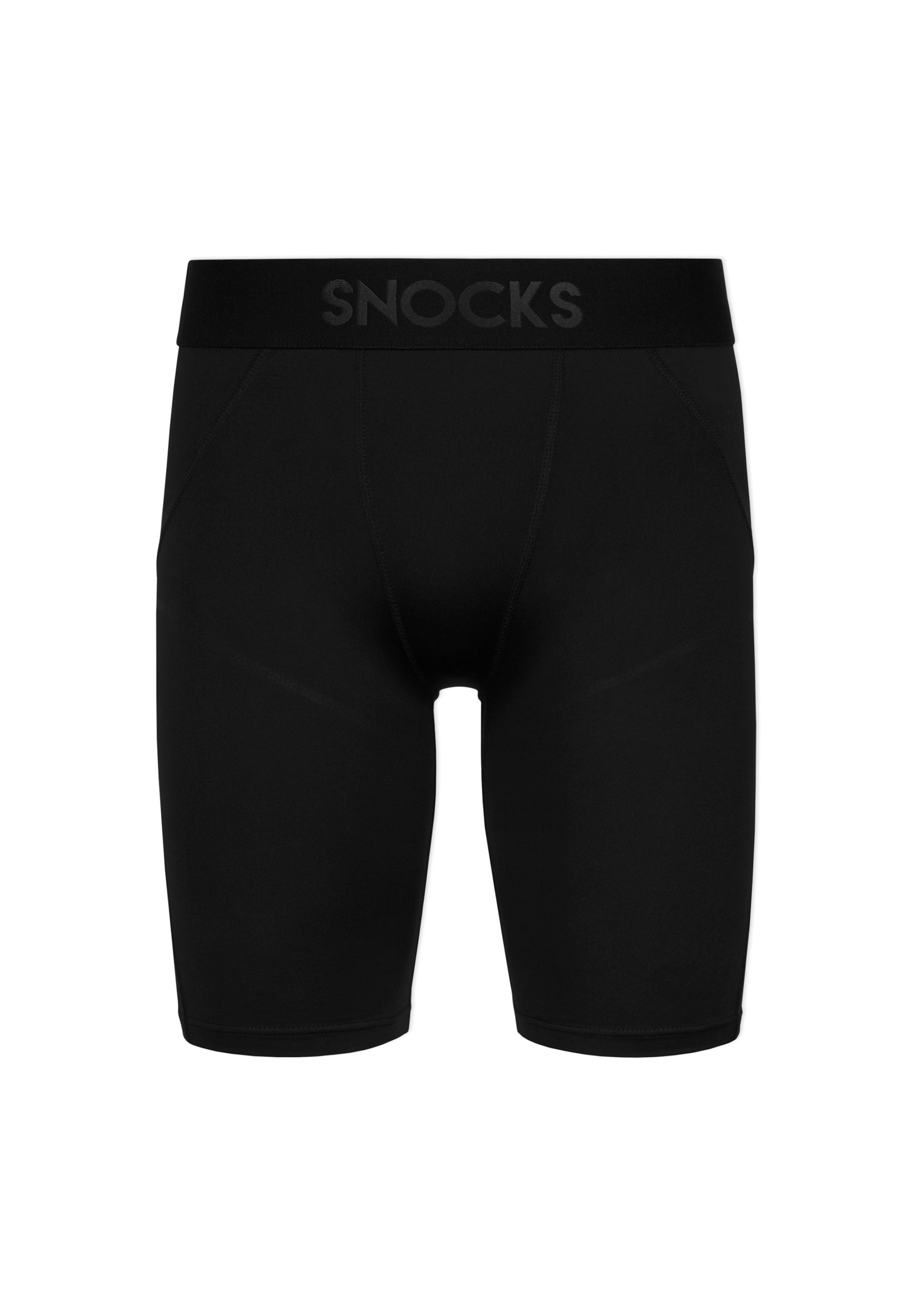 SNOCKS Skinny Sports trousers in Black: front