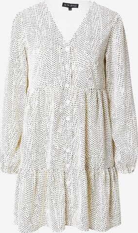 In The Style Shirt Dress 'JAC JOSSA' in White: front