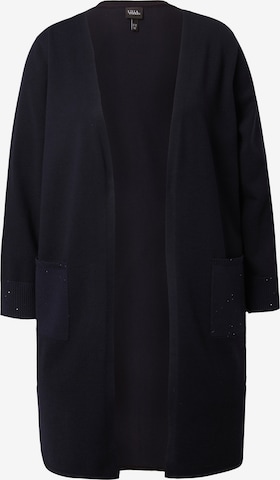 Ulla Popken Strickjacke in Blau: Vorderseite