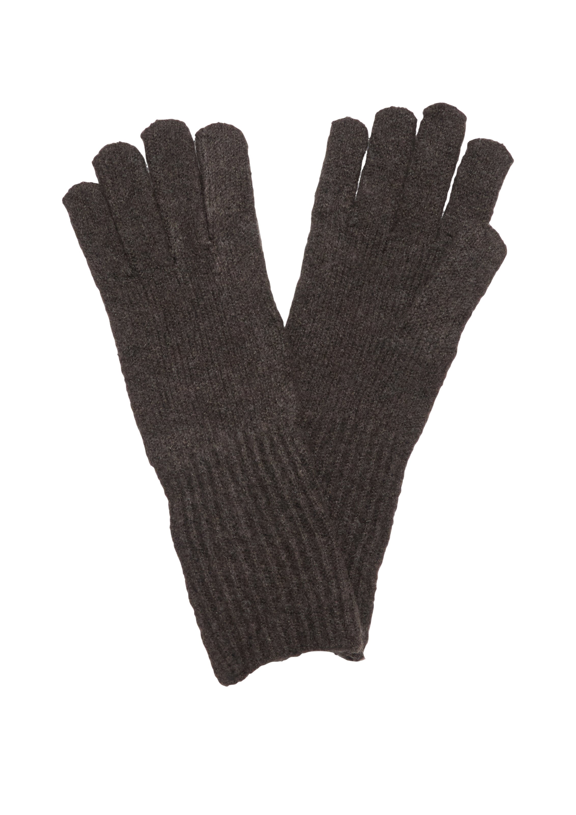 s.Oliver Fingerhandschuhe in Braun: Vorderseite