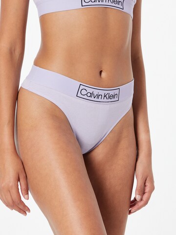 Calvin Klein Underwear Stringit värissä lila: edessä