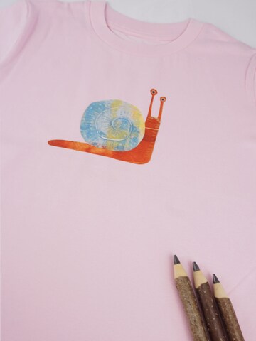 MelaDi Shirt 'Schnecke' in Pink: front