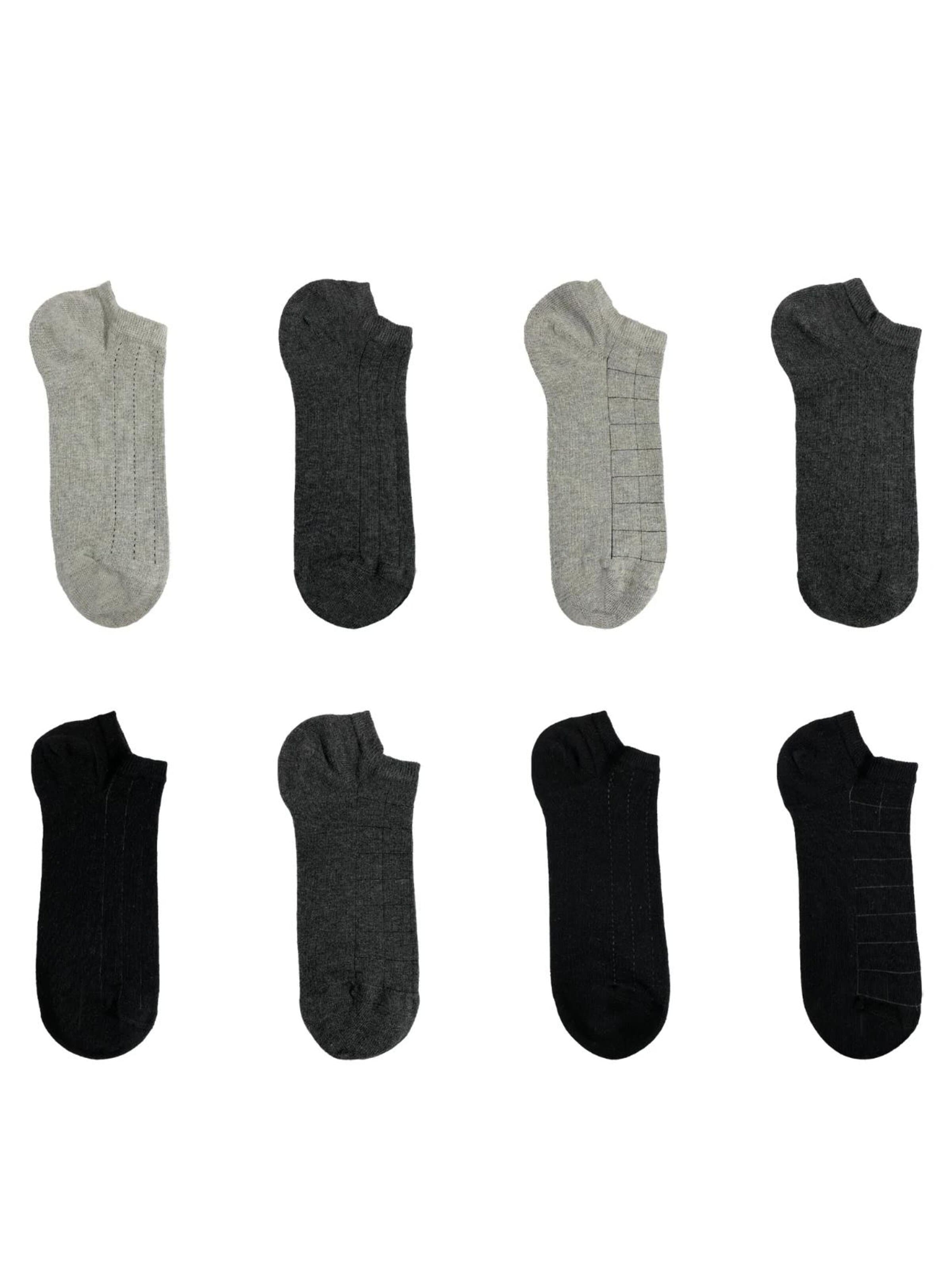 El Sueno - Calcetines 'Mens Cotton Sneaker Socks 8 Pack' en Mezcla de colores: frente