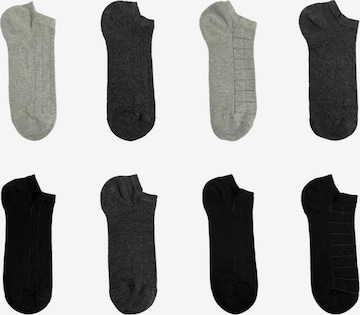 Chaussettes 'Mens Cotton Sneaker Socks 8 Pack' El Sueno en mélange de couleurs : devant