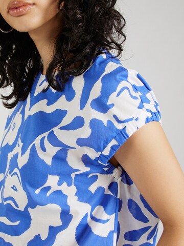 comma casual identity Bluse in Blau