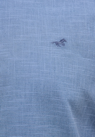 MUSTANG Regular fit Button Up Shirt 'Berkeley' in Blue