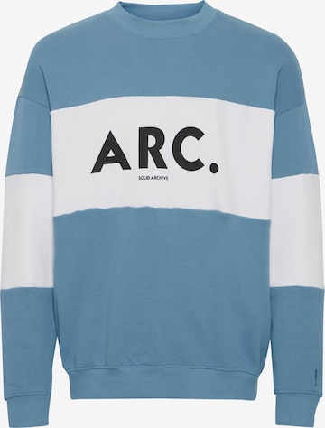 !Solid Sweatshirt in Blue: front