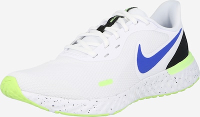 NIKE Běžecká obuv 'Revolution 5' - královská modrá / světle zelená / černá / bílá, Produkt