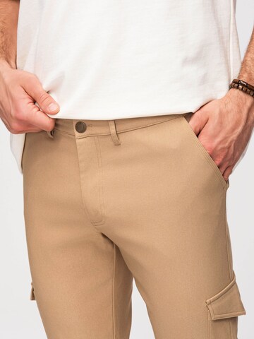 Ombre Regular Cargobroek in Bruin