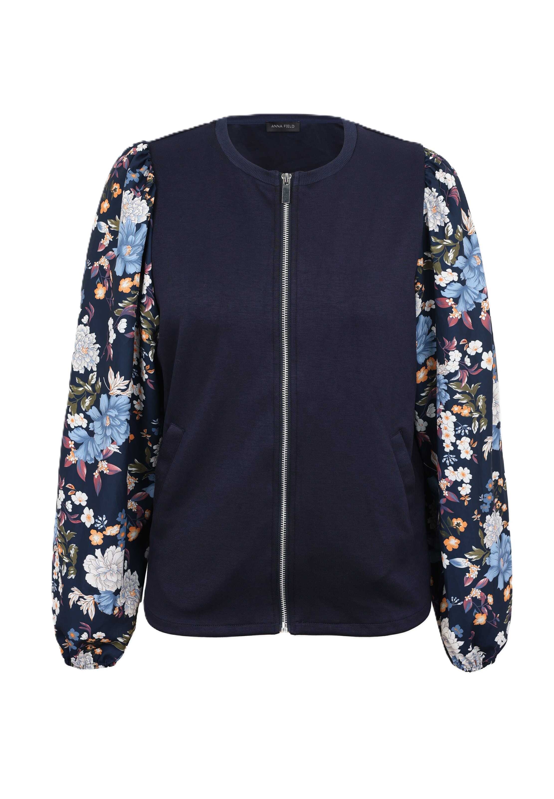 Veste de survêtement Anna Field en bleu : devant
