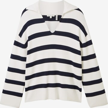 Pull-over Tom Tailor Women + en blanc : devant