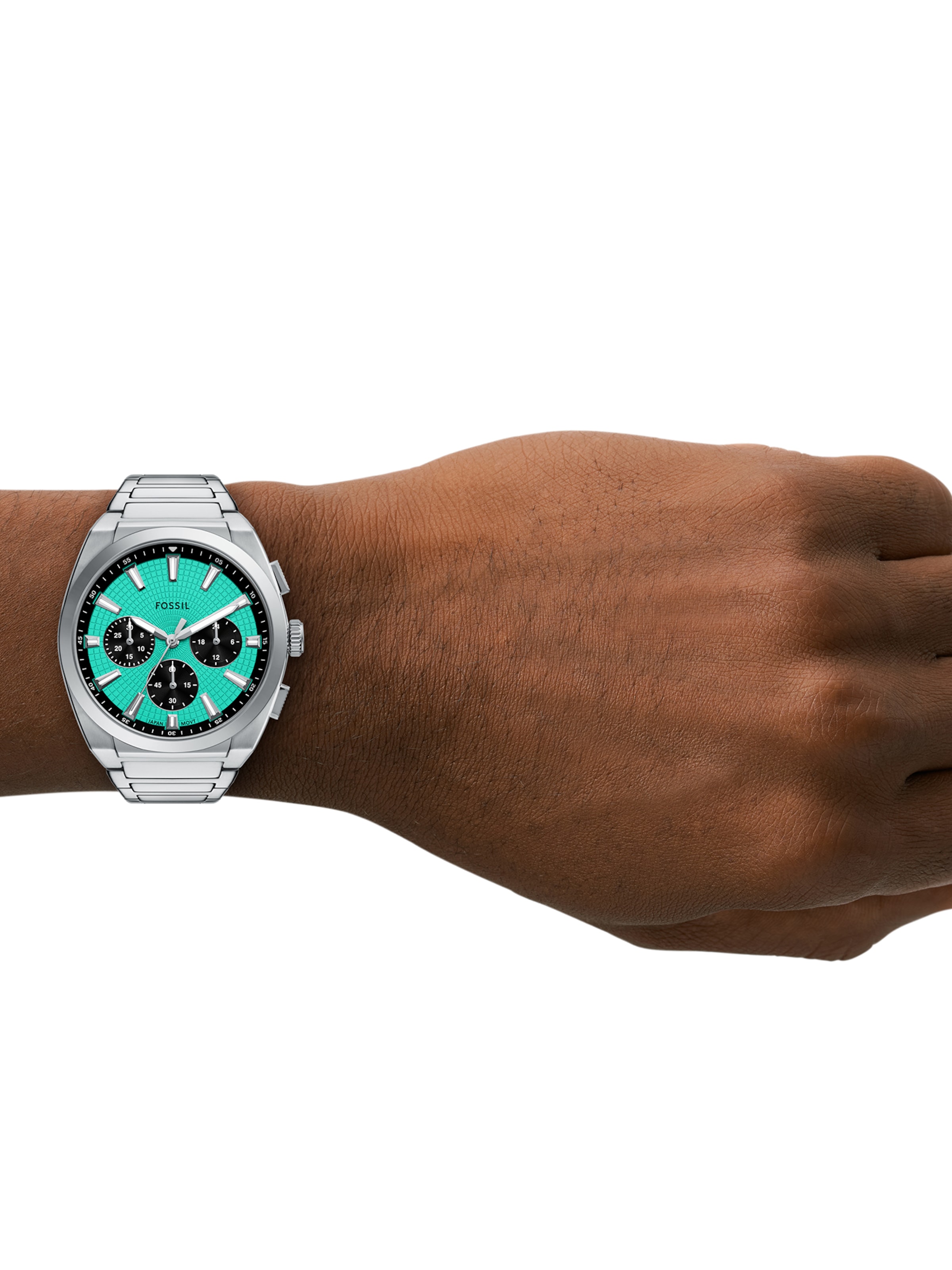 FOSSIL Analoogkell 'Everett', värv Hõbe