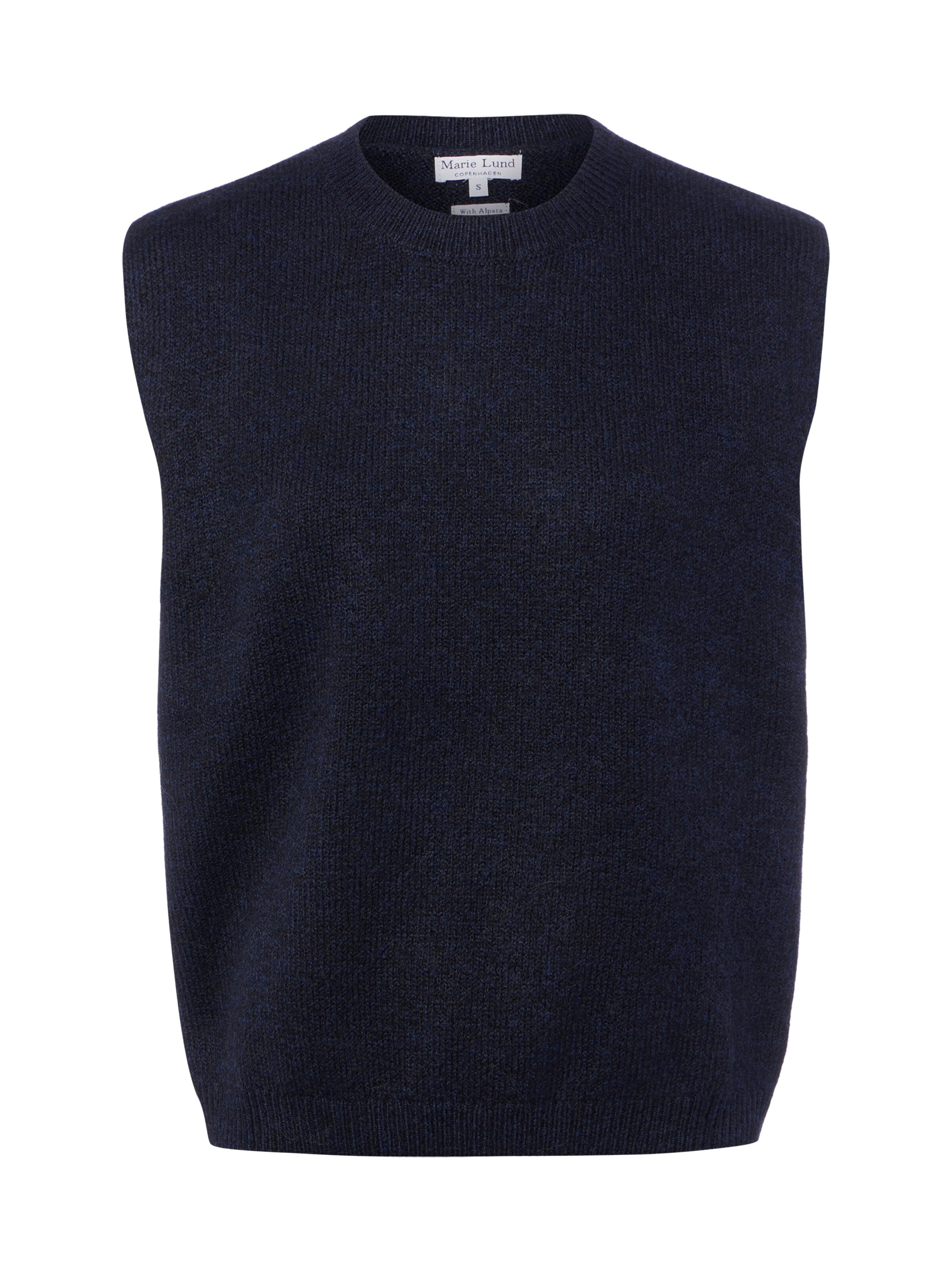 Cardigan Marie Lund en bleu : devant