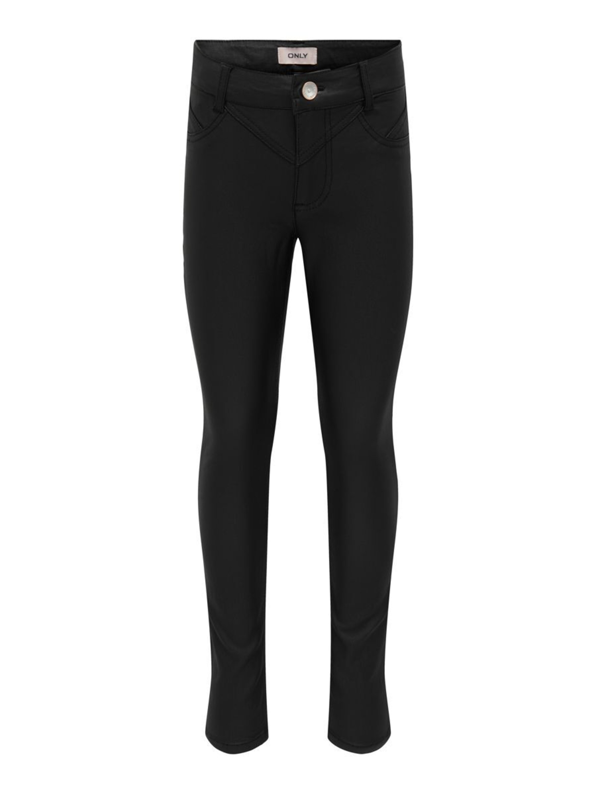 ONLY GIRLS Skinny Trousers in Black: front