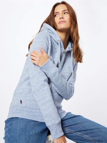 Superdry Sweatjacke in Blau