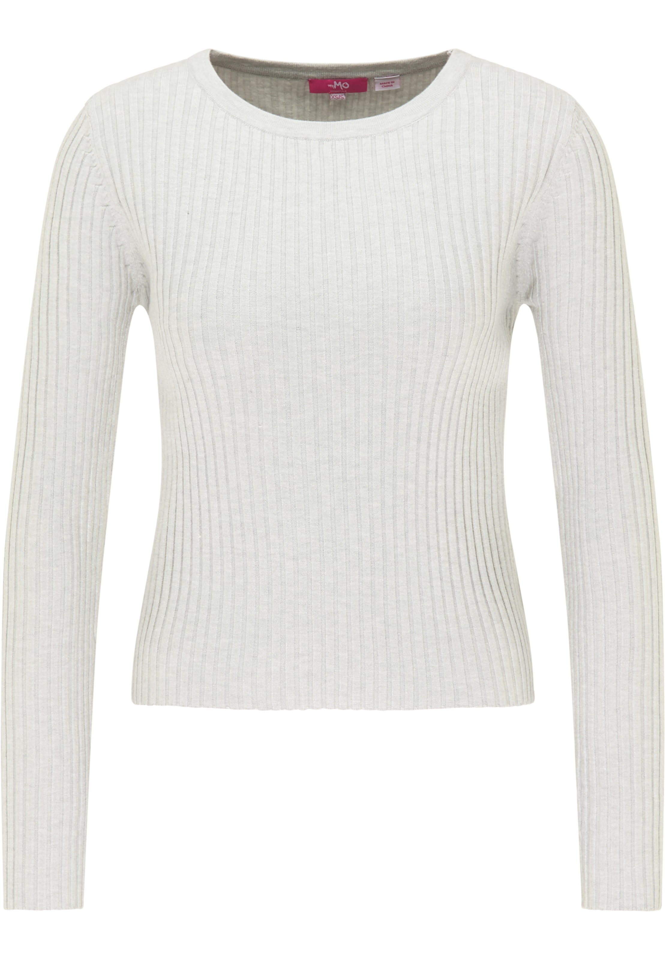 Mo ESSENTIALS Trui in Grijs: voorkant