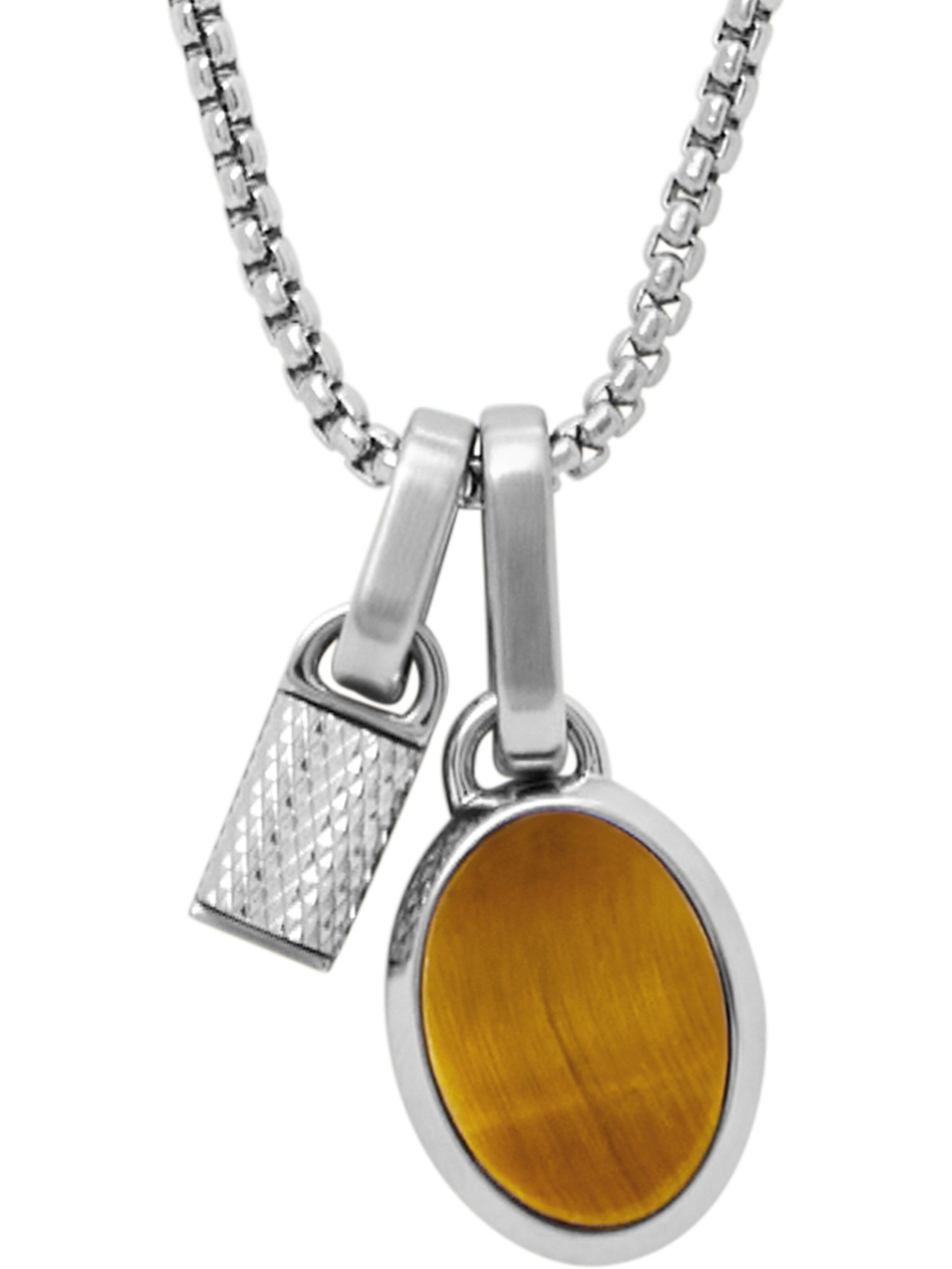 FOSSIL Kette in Silber: Vorderseite