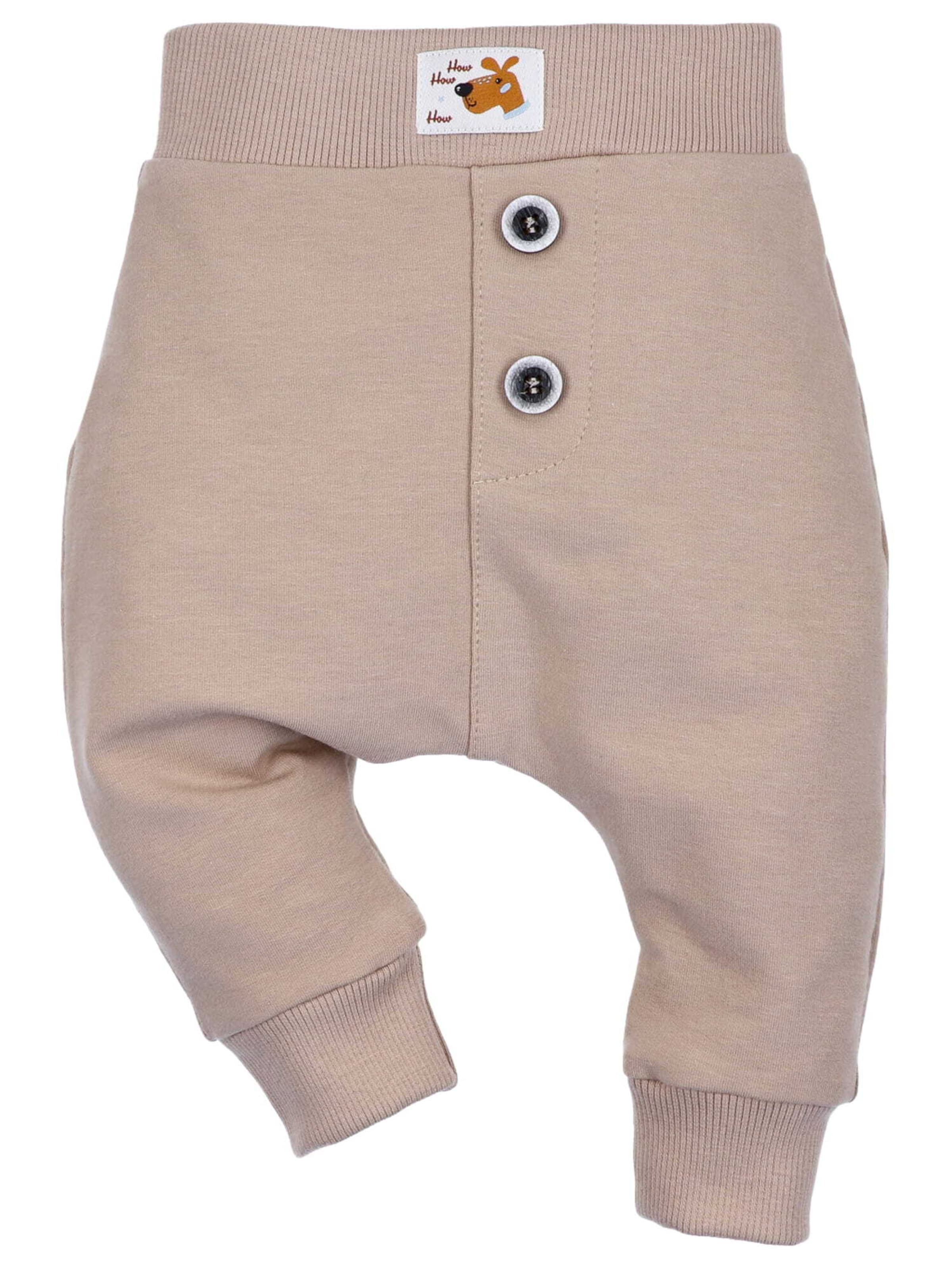 Effilé Pantalon 'Hund' NINI en beige : devant