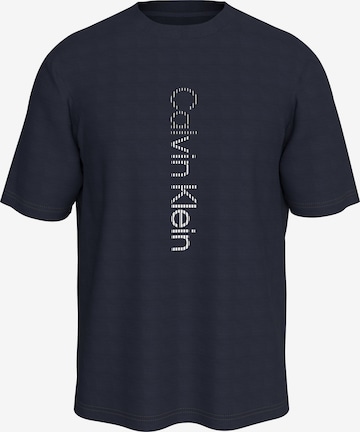 T-Shirt Calvin Klein Sport en bleu : devant