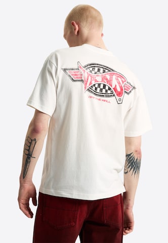 VANS - Camisa 'Faded Glory' em branco: frente