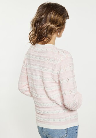 Usha Knit Cardigan in Pink