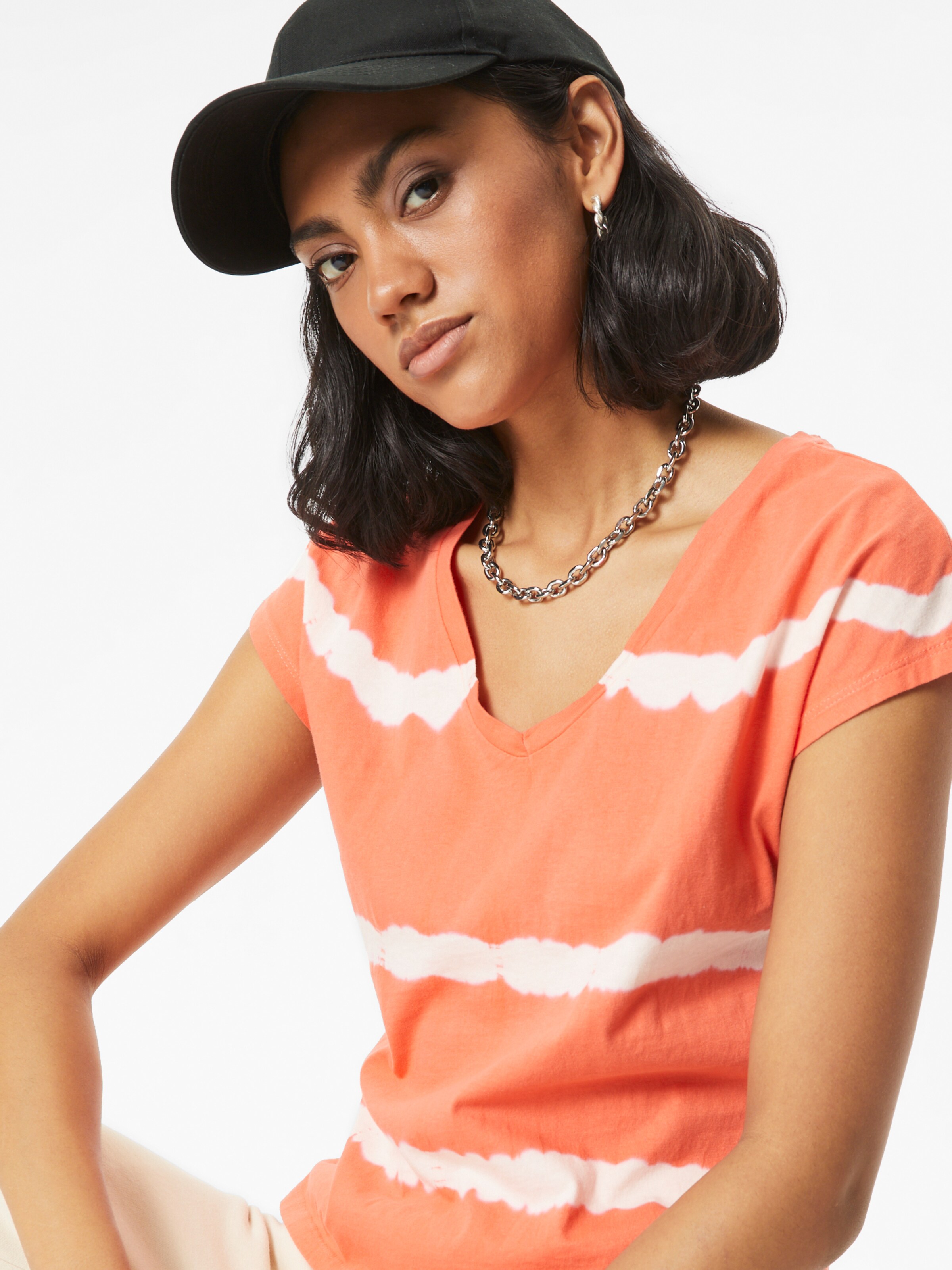 Frauen Shirts & Tops ONLY T-Shirt 'CORENTIN' in Orange - KG08756 Frauen Shirts & Tops ONLY T-Shirt 'CORENTIN' in Orange - KG08756