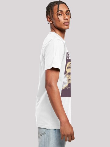 T-Shirt 'David Bowie Smoking Photograph' F4NT4STIC en blanc
