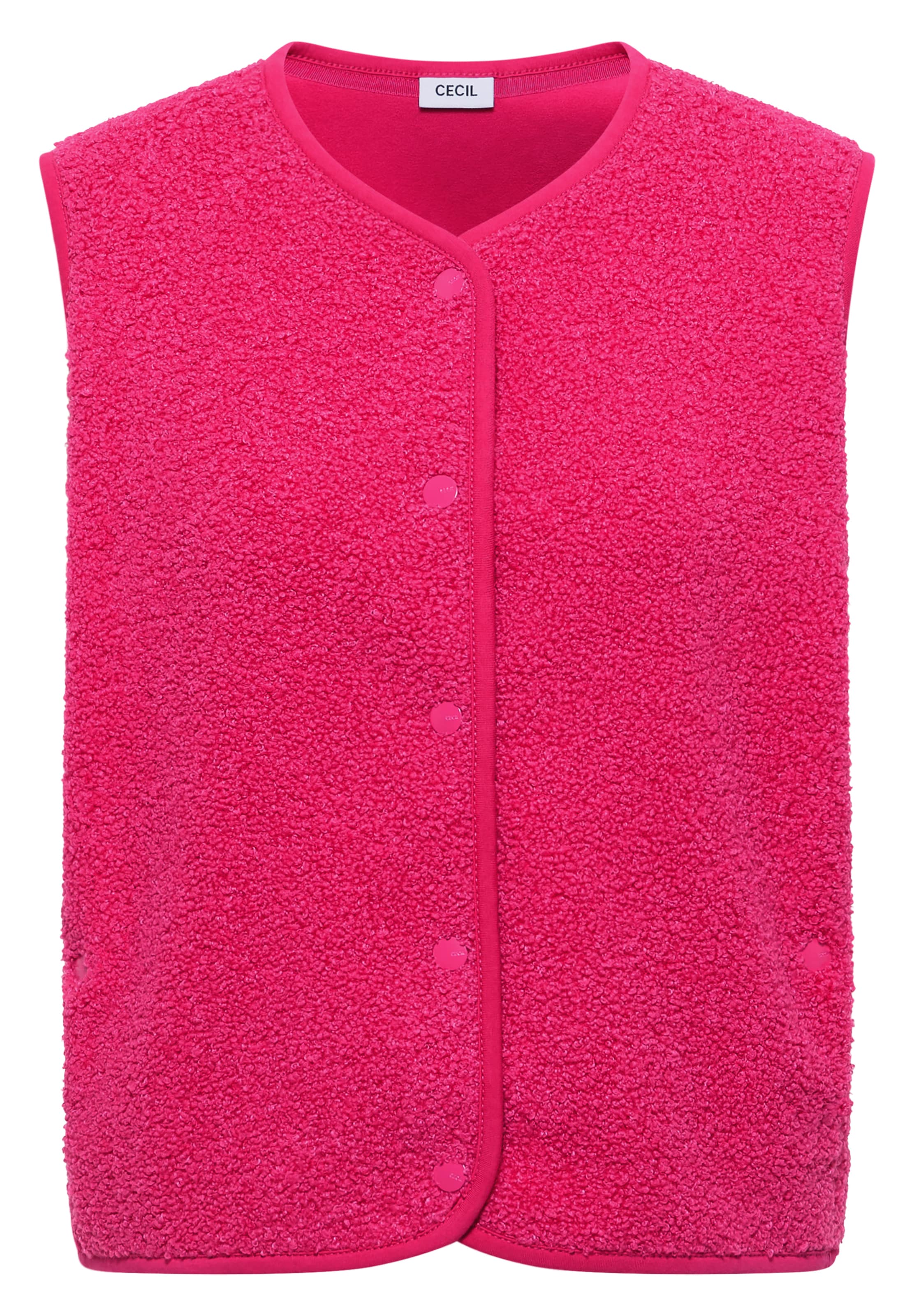 CECIL Vest in Pink: front