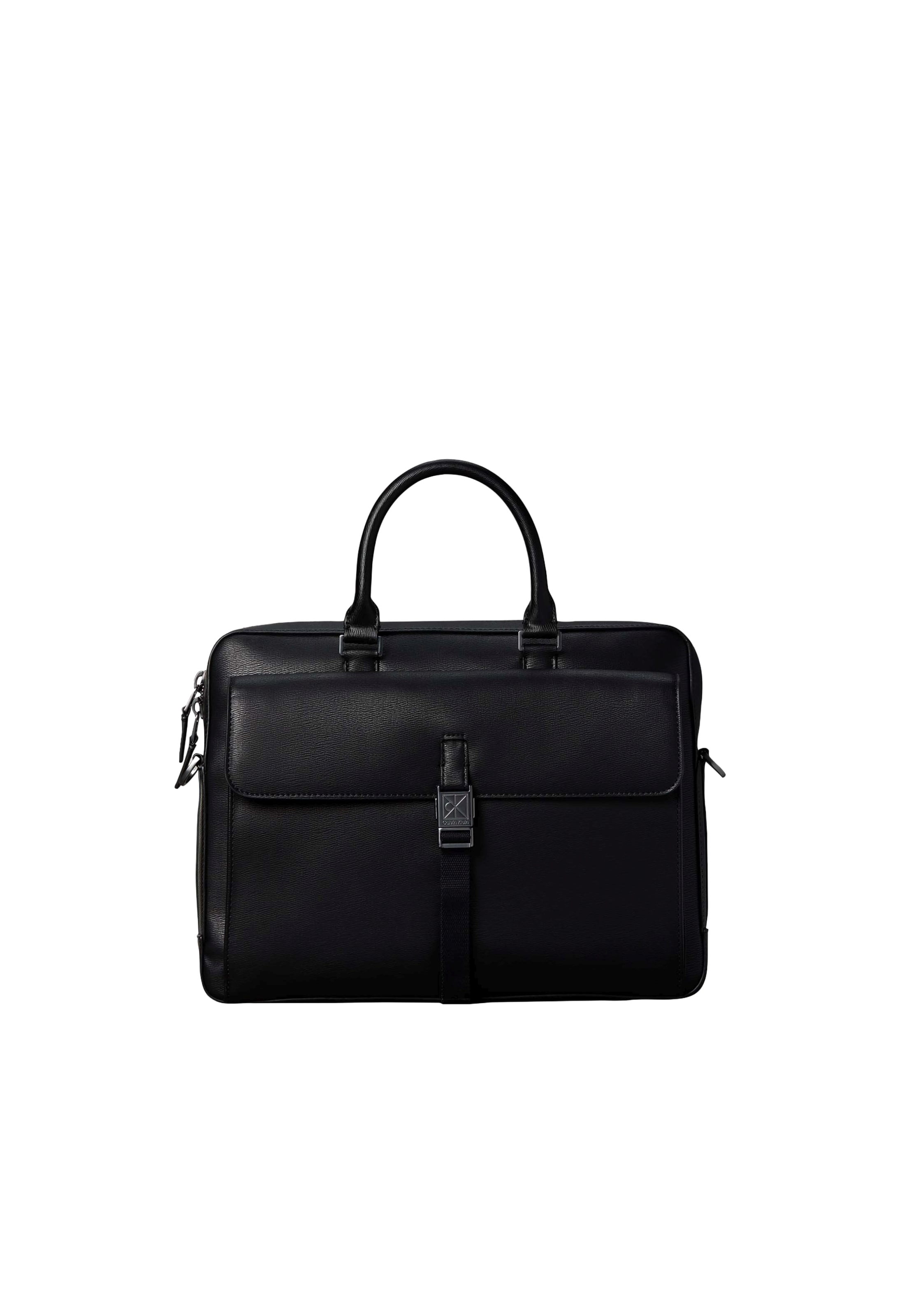Calvin Klein Regular Aktentas in Zwart: voorkant