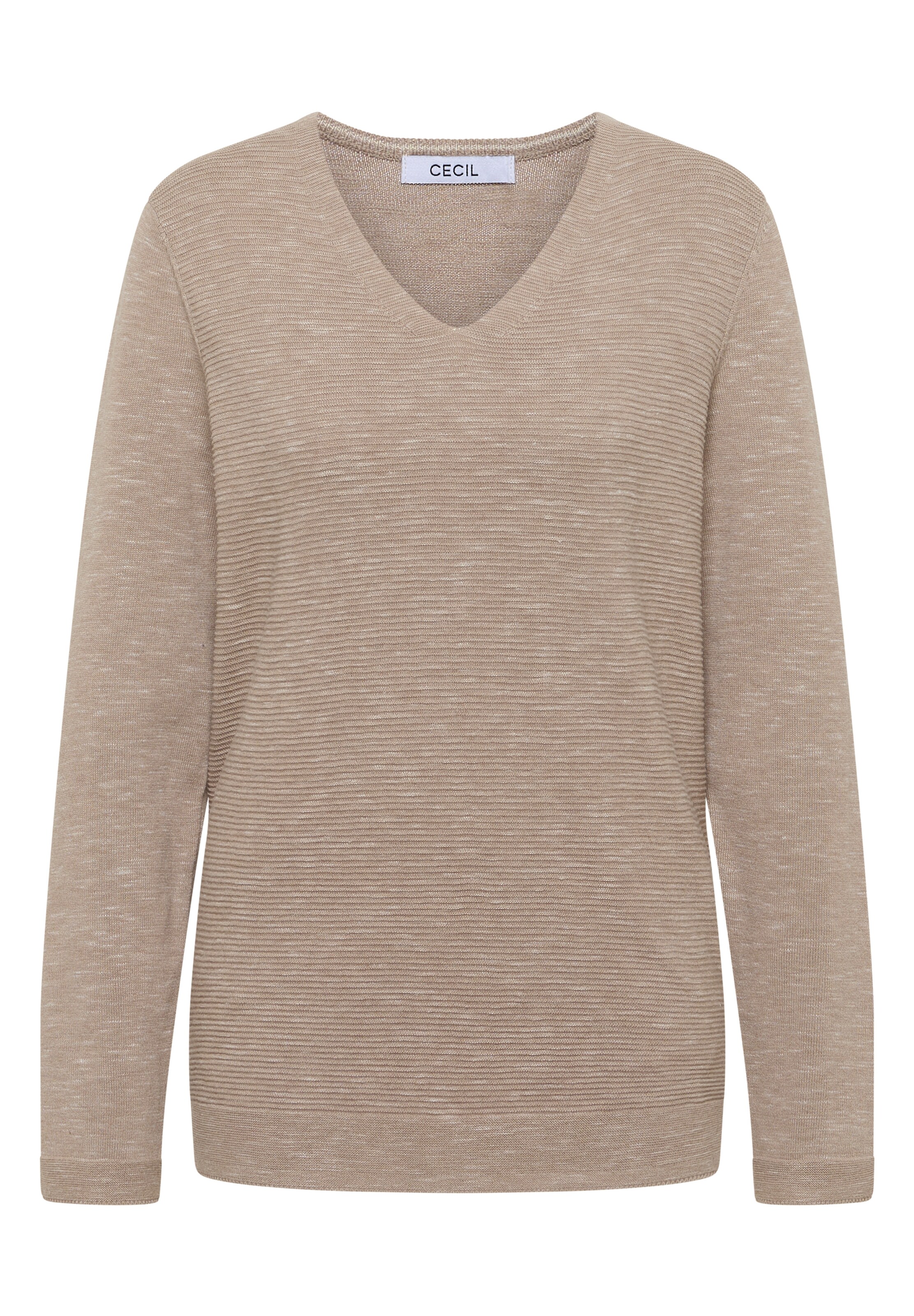 STREET ONE Pullover in Beige: Vorderseite