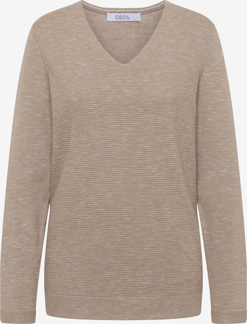 STREET ONE Pullover in Beige: Vorderseite