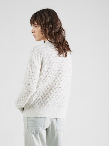 Samsøe Samsøe Sweater 'Saanour Pointelle' in White