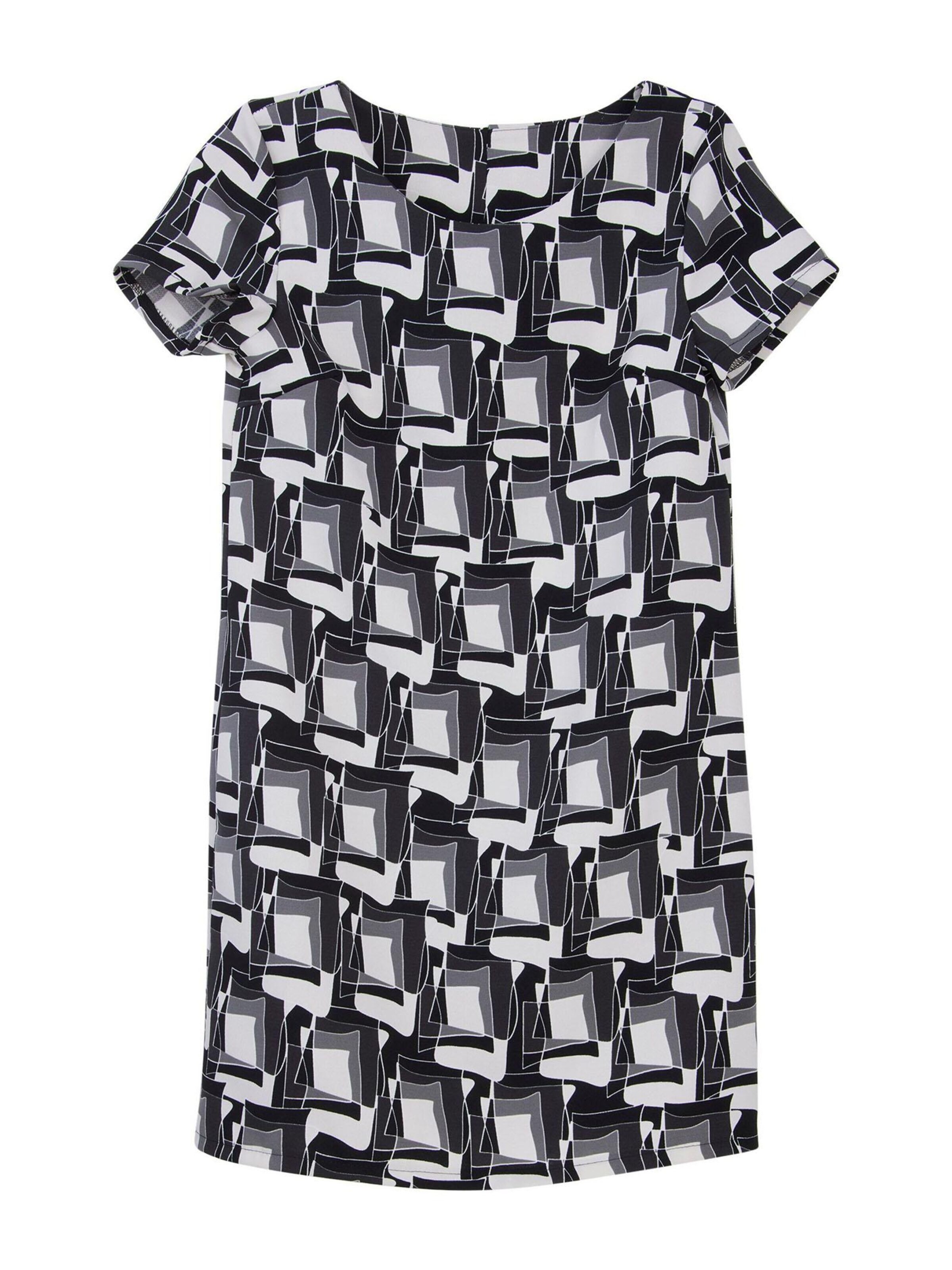 TOOche Dress 'Geometrica' in Black: front