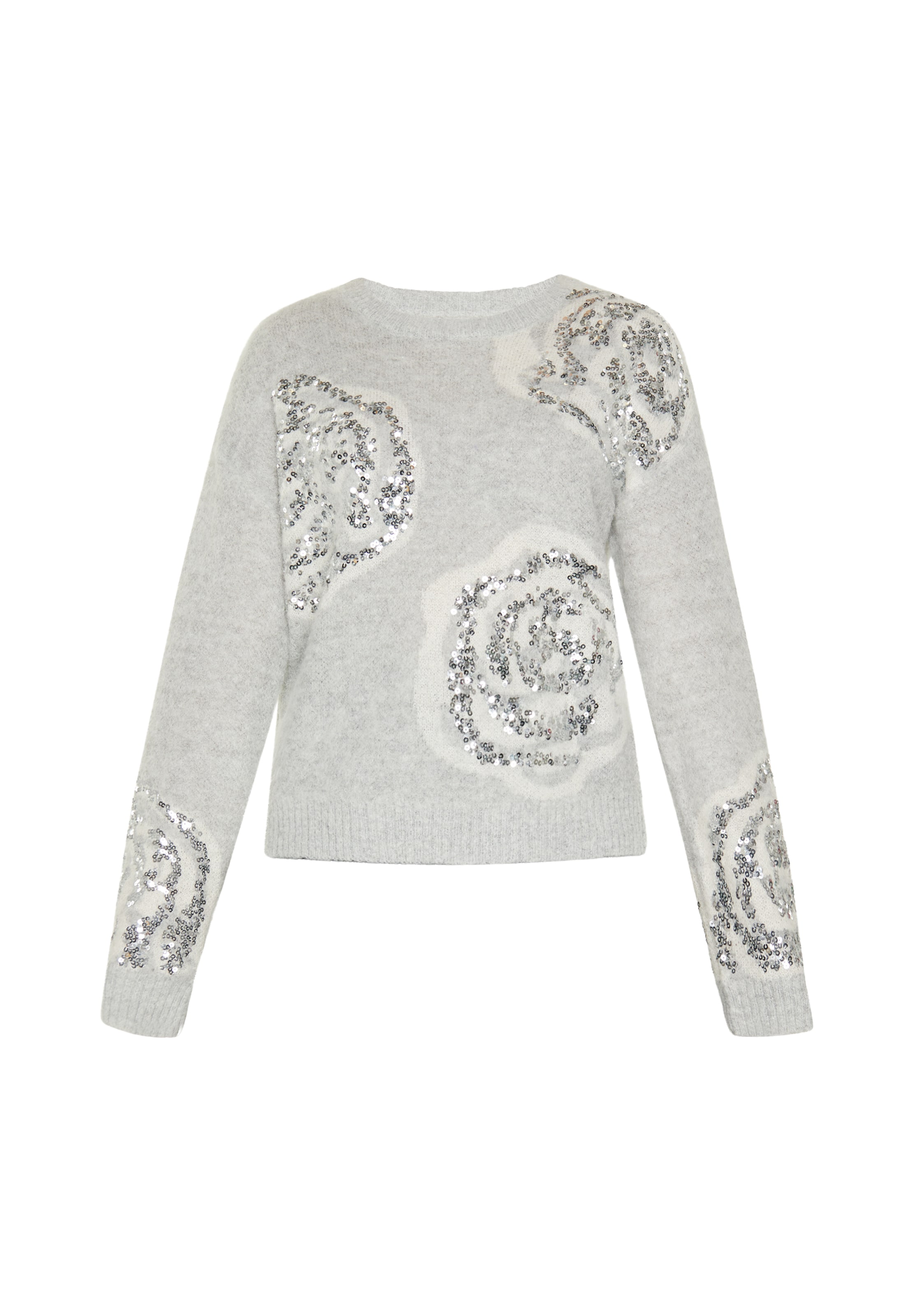 Usha - Pullover em cinzento: frente