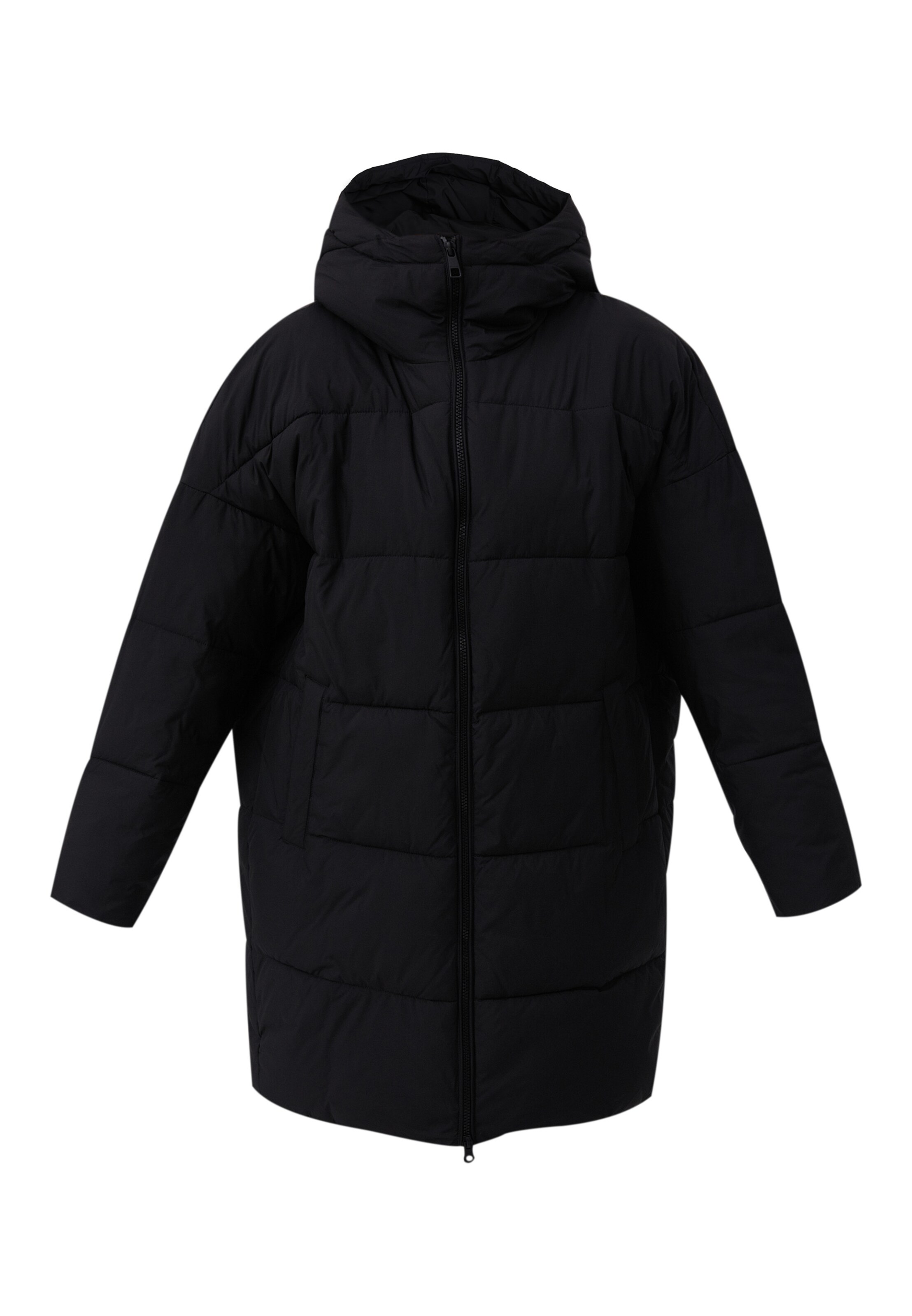 Finn Flare Steppmantel 'Classic' in Schwarz: Vorderseite