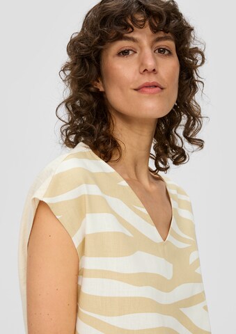 s.Oliver T-shirt i beige
