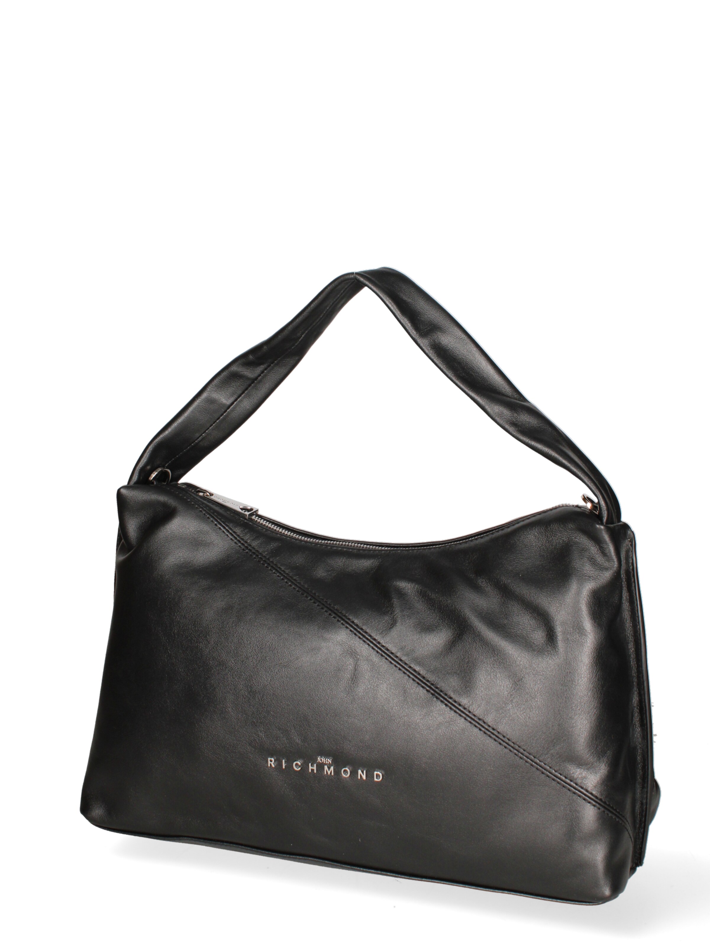 Borsa a spalla di John Richmond in nero: frontale