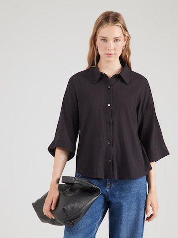 Lindex Blouse 'Bibbi' in Zwart: voorkant