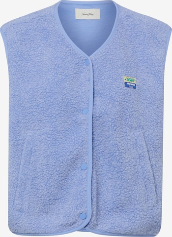 AMERICAN VINTAGE Bodywarmer ' Hoktown ' in Blauw: voorkant