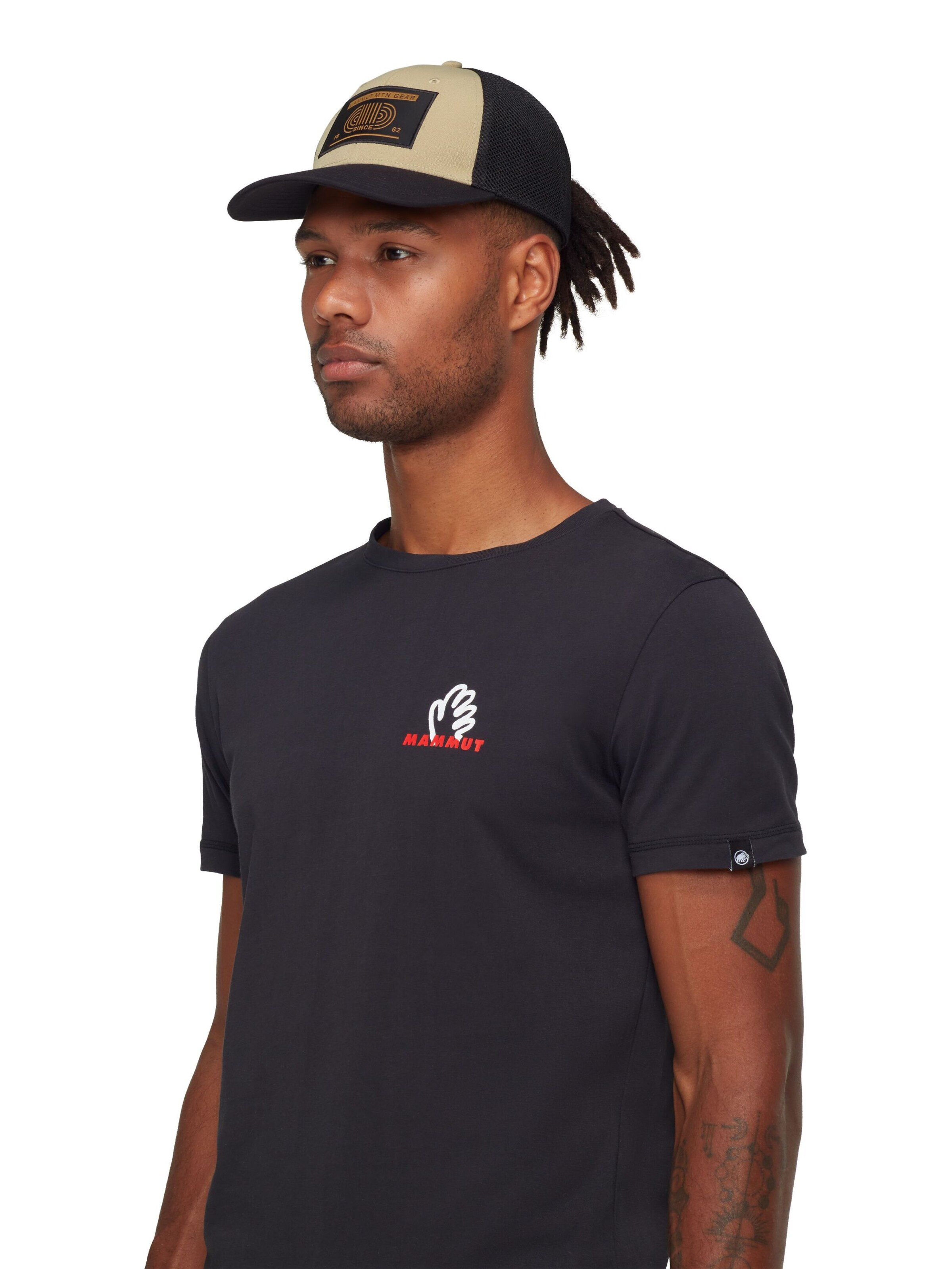 MAMMUT Athletic Cap in Beige: front