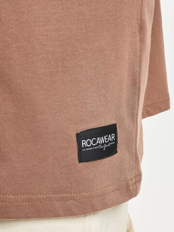 ROCAWEAR - Camiseta en marrón