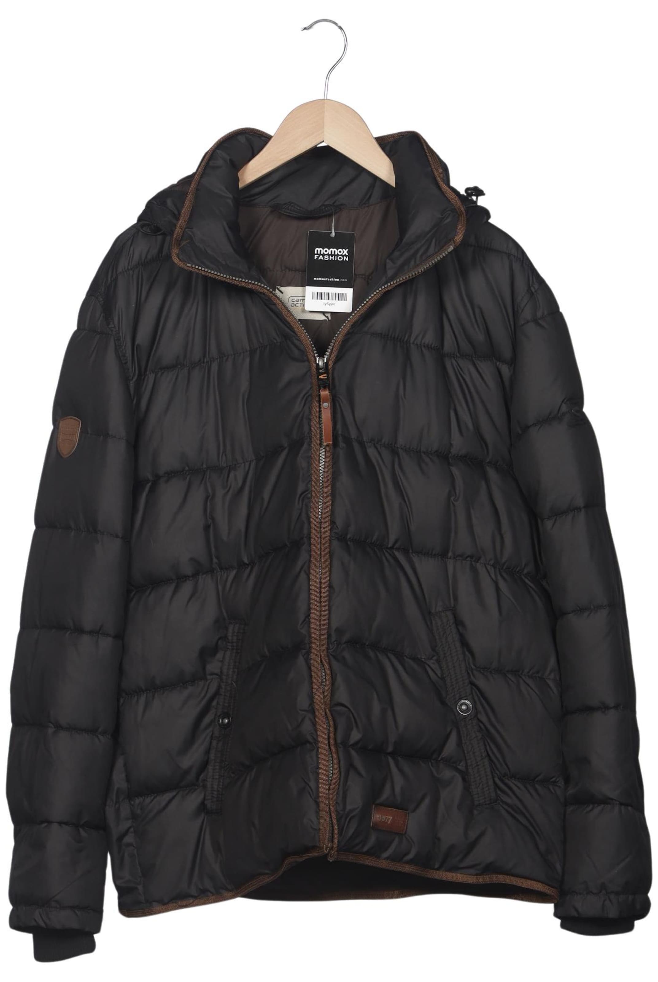 CAMEL ACTIVE Jacket & Coat in XL in Black: front