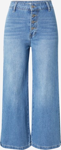 Dorothy Perkins Wide leg Jeans in Blue: front