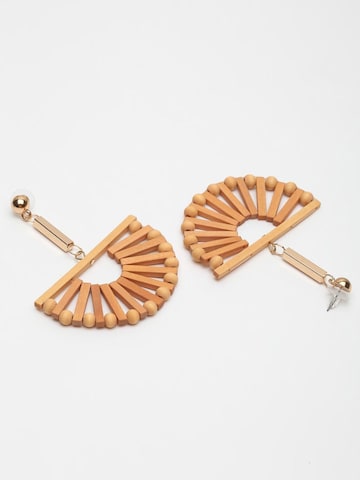 Boucles d'oreilles 'Giuliaina' AVANT-GARDE PARIS en marron