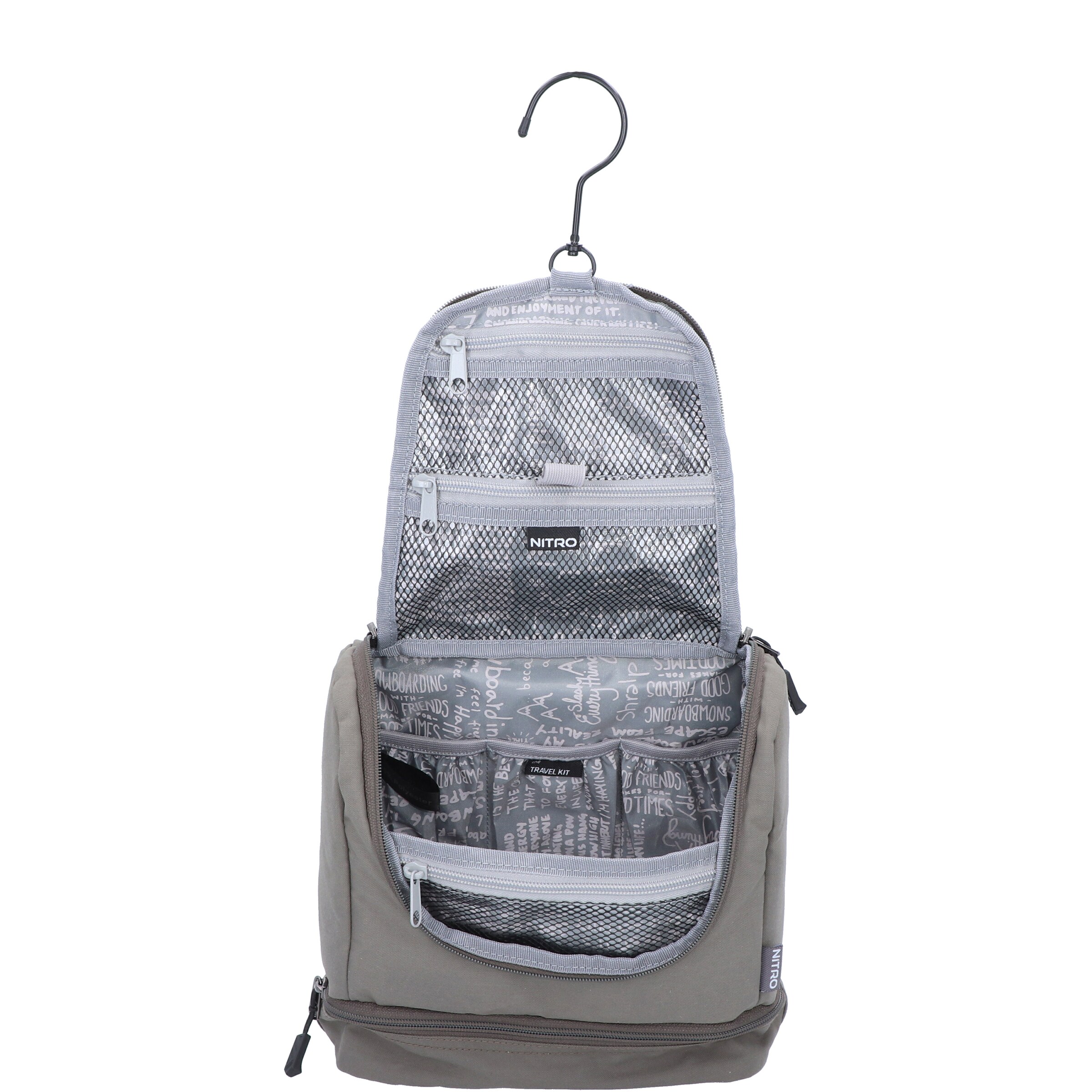 NitroBags Cosmetic bag in Grey