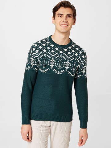 Only & Sons Sweater in Green: front