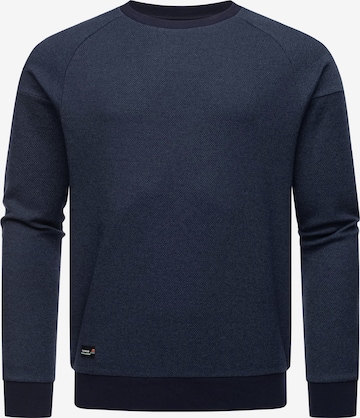 Ragwear Sweatshirt 'Doren' in Blue: front