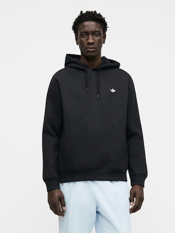 ADIDAS ORIGINALS - Sudadera 'Trefoil Essentials' en negro: frente